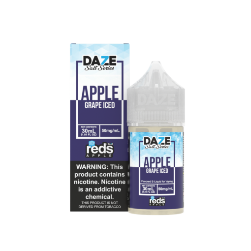 7 Daze Salt - Reds Grape Iced 30mL