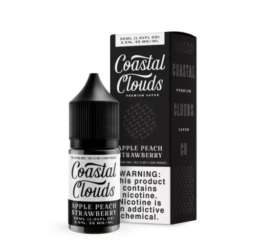 Coastal Clouds TFN Salts - Apple Peach Strawberry 30mL