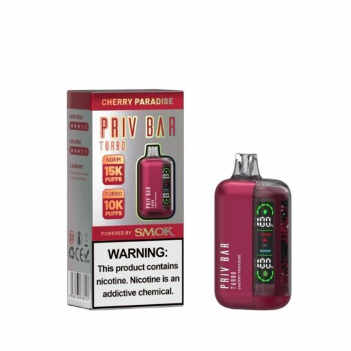SMOK Priv Bar Turbo 15000 Puffs Cherry Paradise