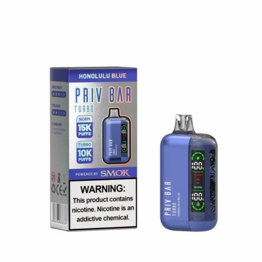 SMOK Priv Bar Turbo 15000 Puffs Honolulu Blue