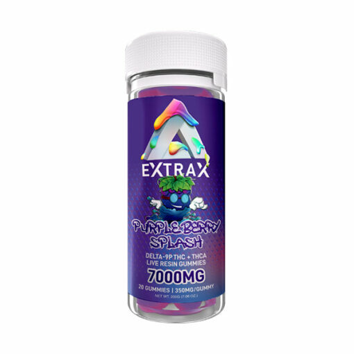 Delta Extrax - Adios Blends D9 + THC-A Live Resin Gummies | 7000mg - Image 5