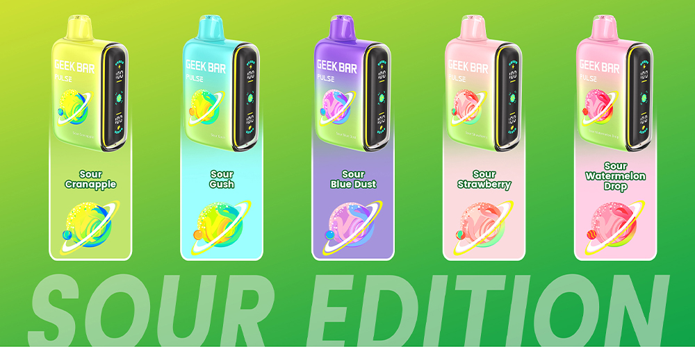 New! Geek Bar Pulse Sour Edition