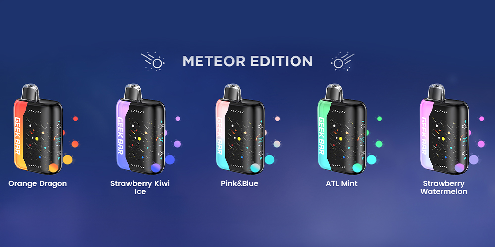 New! Geek Bar Pulse X Meteor Edition