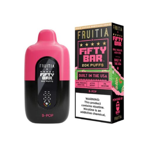 Fifty Bar x Fruitia Disposable Vape - 20000 Puffs - Image 11